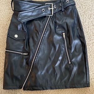 Leather skirt